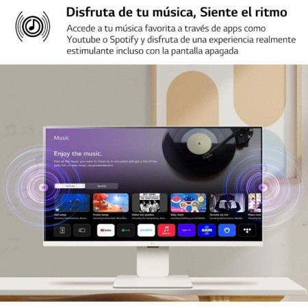 Smart Monitor LG MyView 32SR50F-W 31.5″/ Full HD/ Multimedia/ Smart TV/ Blanco