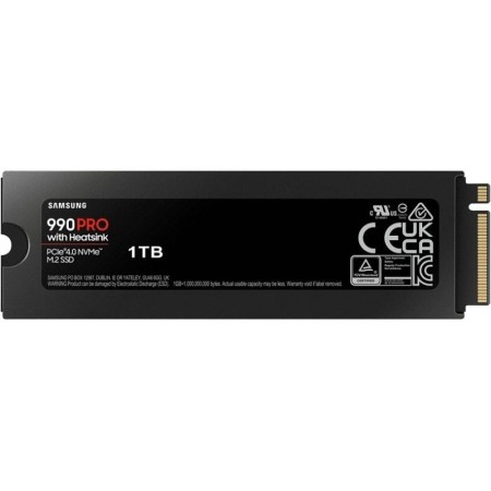 Disco SSD Samsung 990 PRO 1TB/ M.2 2280 PCIe Gen4/ con Disipador de Calor/ Compatible con PS5 y PC/ Full Capacity