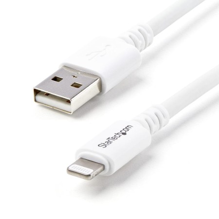 Cable lightning a usb tipo a startech 2m -  macho - macho -  blanco