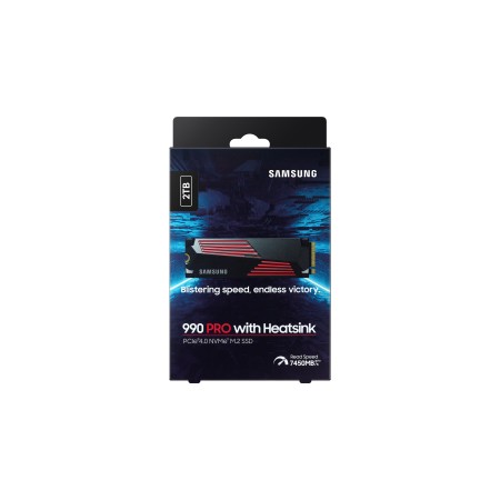 Disco SSD Samsung 990 PRO 2TB/ M.2 2280 PCIe Gen4/ con Disipador de Calor/ Compatible con PS5 y PC/ Full Capacity