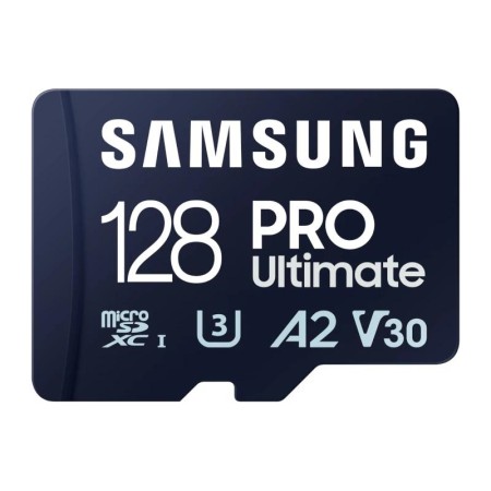 Tarjeta de Memoria Samsung Pro Ultimate 128GB microSD XC con Adaptador/ Clase 10/ 200MBs