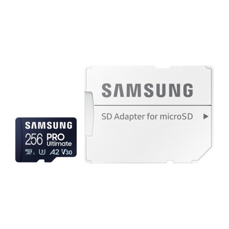 Tarjeta memoria micro sd samsung microsdxc pro ultimate 256gb clase 10 + adaptador sd
