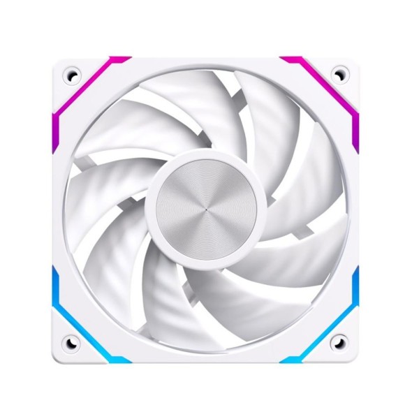 Ventilador caja einarex ex12c argb 120mm blanco