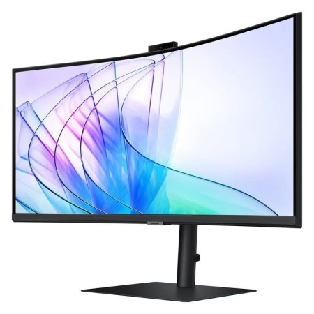 Monitor Profesional Ultrapanorámico Curvo Samsung ViewFinity S6 S34C652VAU 34″/ UWQHD/ Webcam/ Multimedia/ Regulable en Altura/ 