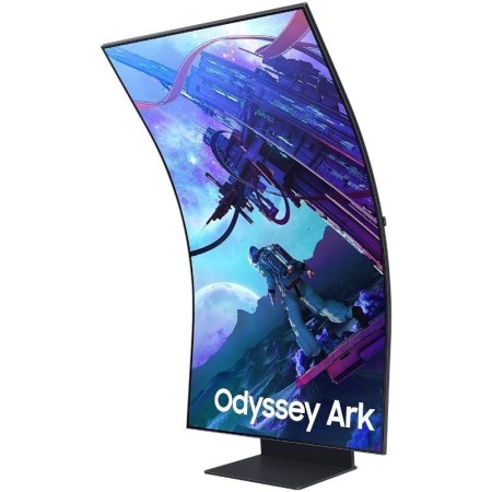 Monitor Gaming Curvo Samsung Odyssey Ark S55CG970NU 55″/ 4K/ 1ms/ 165Hz/ VA/ Regulable en altura/ Smart TV/ Multimedia/ Negro