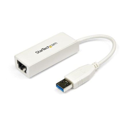 Adaptador usb tipo a a rj45 startech macho - hembra -  blanco