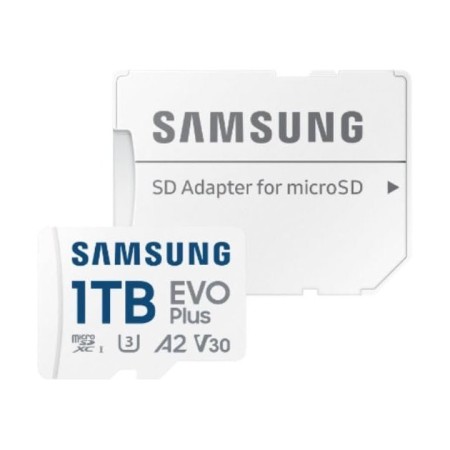 Tarjeta memoria micro sd samsung microsdxc evo plus 1tb clase 10 + adaptador sd