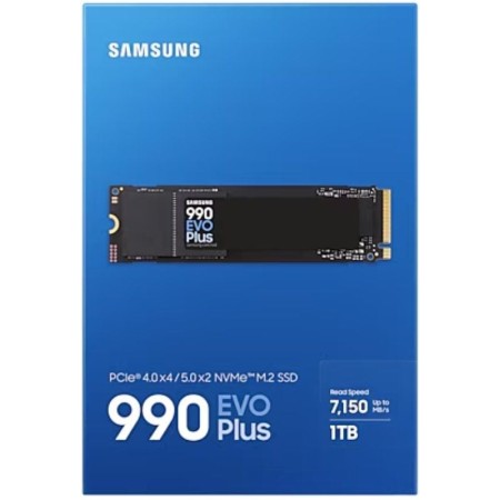 Disco SSD Samsung 990 EVO Plus 1TB/ M.2 2280 PCIe Gen5/ Compatible con PS5 y PC/ Full Capacity