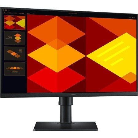Monitor Profesional Samsung Essential Monitor S4 S40GD S24D402GAU/ 24″/ Full HD/ Regulable en altura/ Negro