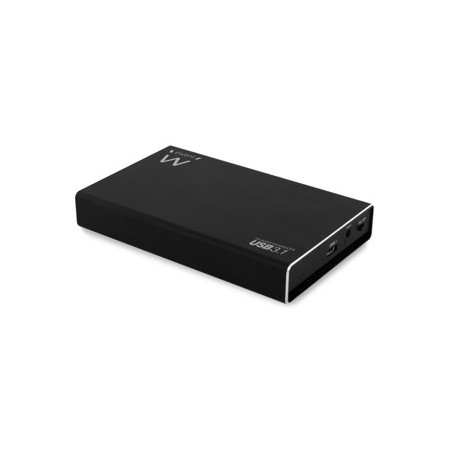 Carcasa ewent para disco duro 2.5 pulgadas usb 3.1 inclue cable tipo c - c y c - a