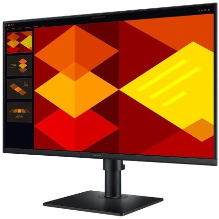 Monitor Profesional Samsung Essential Monitor S4 S27D400GAU/ 27″/ Full HD/ Regulable en altura/ Negro