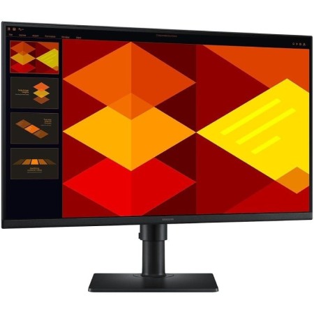 Monitor Profesional Samsung Essential Monitor S4 S27D400GAU/ 27″/ Full HD/ Regulable en altura/ Negro
