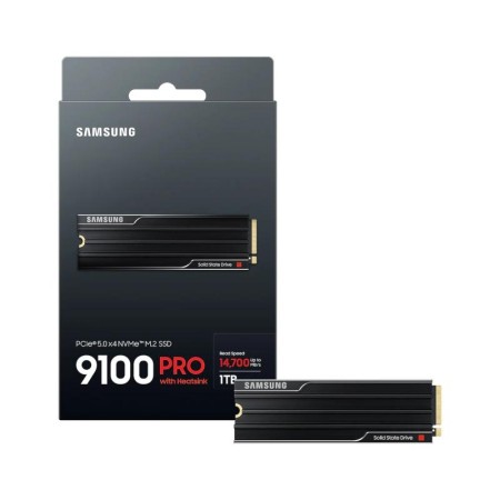Disco SSD Samsung 9100 PRO 1TB/ M.2 2280 PCIe Gen5/ con Disipador de Calor/ Full Capacity