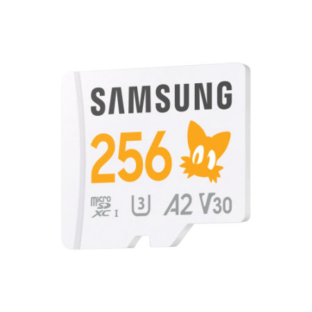 Tarjeta memoria micro sd samsung 256gb sonic pro plus clase 10 u3 v30 a2 + adaptador sd