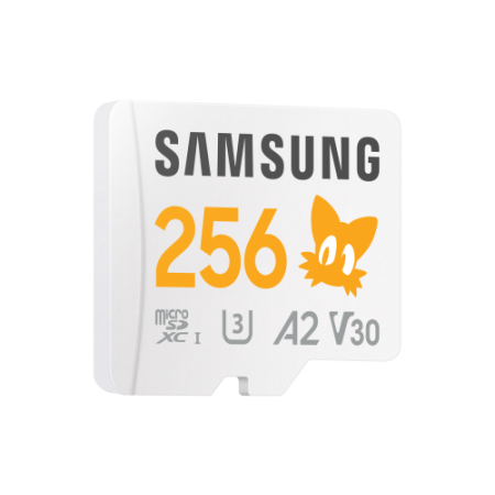 Tarjeta memoria micro sd samsung 256gb sonic pro plus clase 10 u3 v30 a2 + adaptador sd