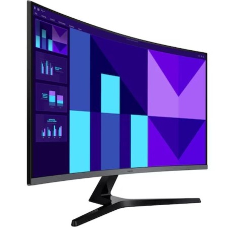 Monitor Profesional Curvo Samsung Essential S3 S39GD S32D396GAU 32″/ Full HD/ Multimedia/ Negro y Plata