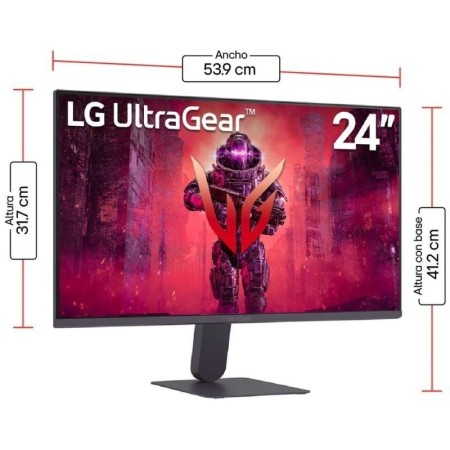 Monitor Gaming LG UltraGear 24G411A-B 23.7″/ Full HD/ 1ms/ 144Hz/ IPS/ Negro