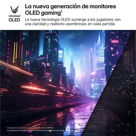 Monitor Gaming LG UltraGear 27GX704A-B 27″/ QHD/ 0.03ms/ 240Hz/ OLED/ Regulable en altura/ Negro