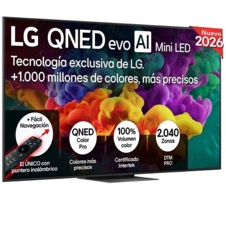 Televisor LG QNED evo AI QNED87 Mini LED 75QNED87B6A 75″/ Ultra HD 4K/ Smart TV/ WiFi