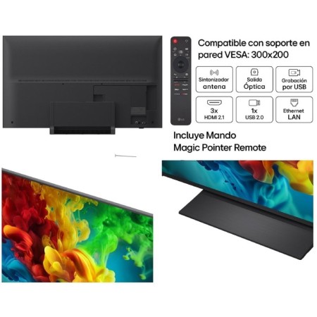 Televisor LG QNED 55QNED83B6A 55″/ Ultra HD 4K/ Smart TV/ WiFi