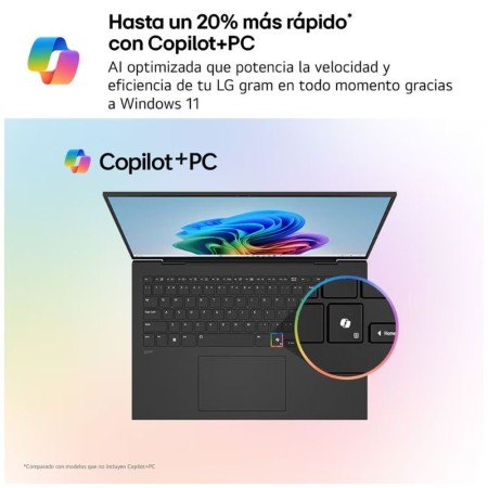 Portatil lg gram pro 16z90ts - g u9 - 288v - 32gb - ssd 1tb - 16 pulgadas - w11h