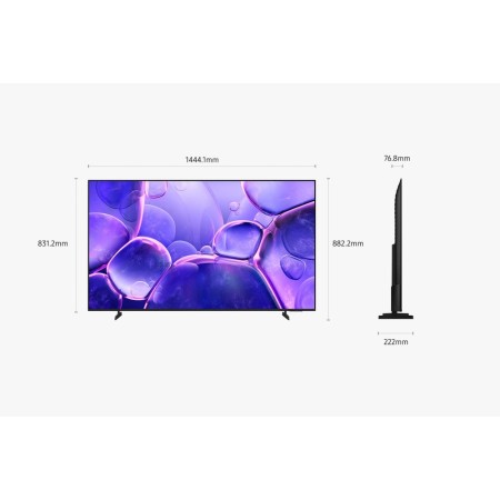 Tv samsung 65 pulgadas led 4k uhd - tu65u8005f - smart tv