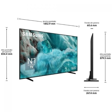 Televisor Samsung QLED Q7F4 TQ65Q7F4AU 65″/ Ultra HD 4K/ Smart TV/ WiFi