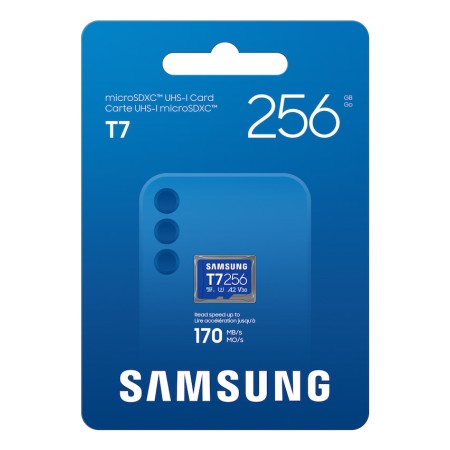 Samsung Micro SDXC T7 256GB clase10 U3 V30 A2