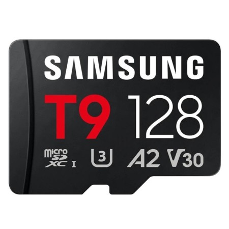 Tarjeta memoria micro sd samsung 128gb sdxc t9 clase10 u3 v30 a2