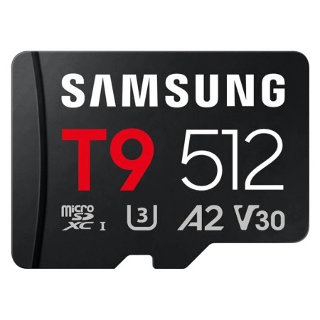 Tarjeta memoria micro sd samsung 512gb sdxc t9 clase10 u3 v30 a2