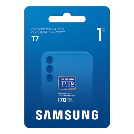 Samsung Micro SDXC T7 1TB clase10 U3 V30 A2