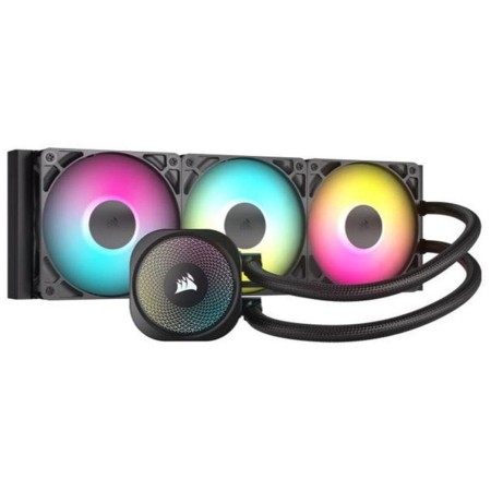 Kit refrigeracion liquida corsair nautilus 360 argb 3x 120mm negro