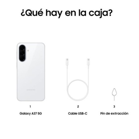 Movil samsung galaxy a37 5g 8 - 256gb blanco