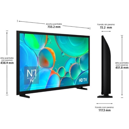 Televisor Samsung H5005 TU32H5005FK 32″/ HD/ Smart TV/ WiFi