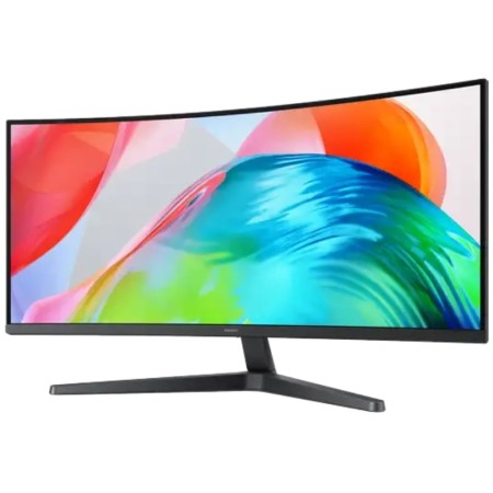 Monitor Profesional Ultraparonámico Curvo Samsung ViewFinity S5 S34H550GAU 34″/ UWQHD/ Negro