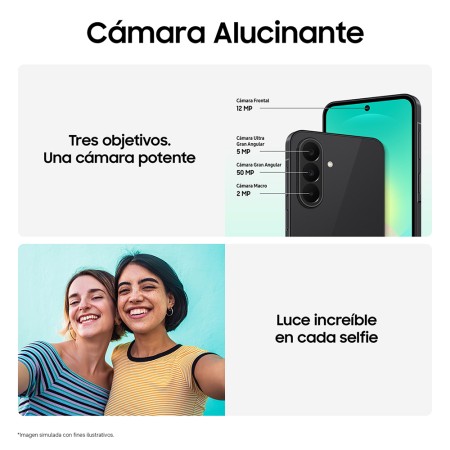 Smartphone Samsung Galaxy A27 6GB/ 128GB/ 6.7″/ 5G/ Negro