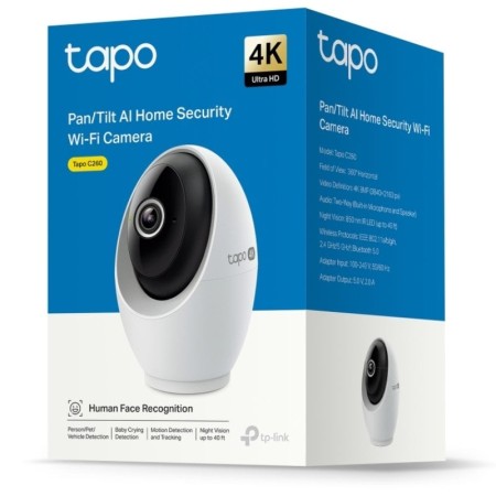 Cámara de Videovigilancia TP-Link Tapo C260/ Visión Nocturna/ Control desde APP