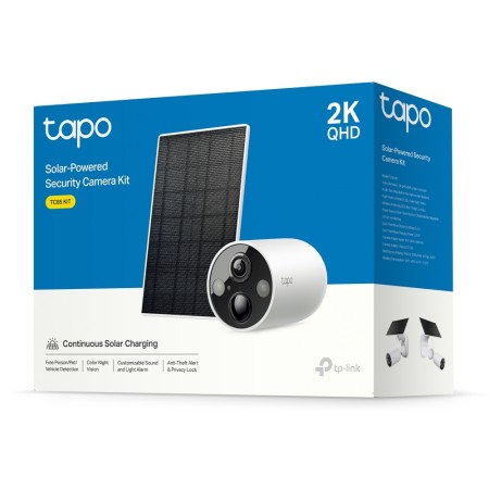 Kit de seguridad tp - link tc85 kit camara de seguridad + panel solar