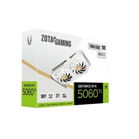 Tarjeta grafica zotac gaming rtx 5060 ti twin edge oc white edition 16gb gddr7
