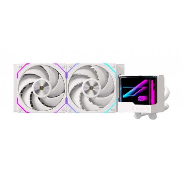 Kit refrigeracion liquida einarex vertex 240 rgb 2x 120mm blanco