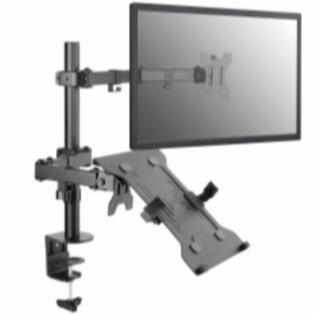 Soporte equip pantalla mesa 13 pulgadas - 32 pulgadas doble brazo 2 monitores o 1 monitor  1 portatil (bracket para portatil inc