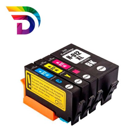 Tinta compatible dayma para hp n912 xl magenta - chip antiactualizacion - 825 pag.