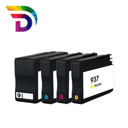 Tinta compatible dayma para hp n937e xl negro remanufacturado 4s6w5ne