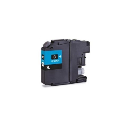 Cartucho de tinta compatible dayma brother lc125 cian