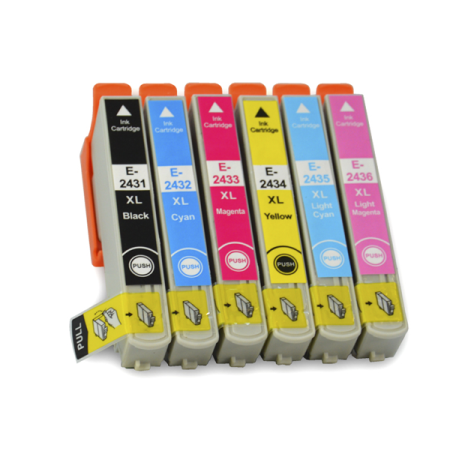 Cartucho de tinta compatible dayma epson t2433 magenta