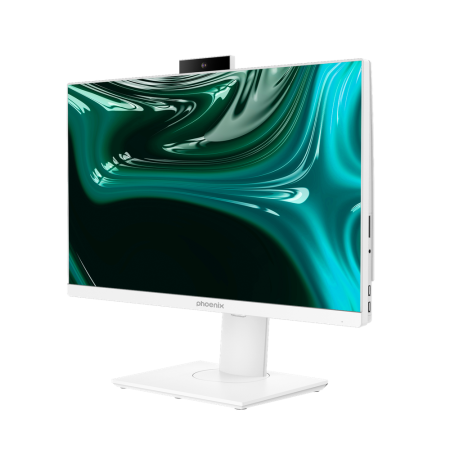 Ordenador pc all in one aio phoenix unity 23.8 pulgadas fhd ajustable altura y rotativo - web cam - intel i5 14400 - 16 gb ddr5 
