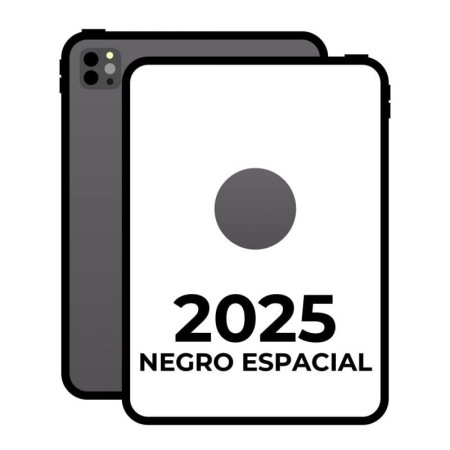 Apple iPad Pro 13″ 2025 7th WiFi/ M5/ 1TB/ Negro Espacial/ Vidrio Nanotexturizado