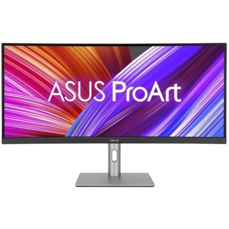 Monitor Profesional Asus ProArt Display PA34VCNV 34″/ UWQHD/ Multimedia/ Regulable en altura/ Negro y Plata