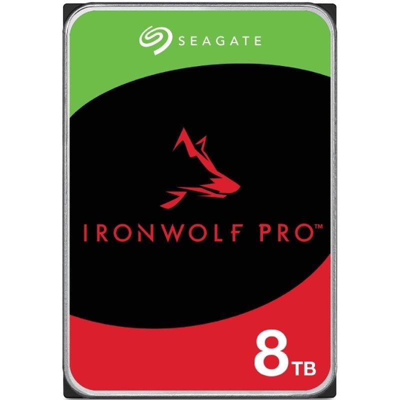 Disco Duro Seagate IronWolf Pro NAS ST8000NT001 8TB/ 3.5″/ SATA III/ 256MB