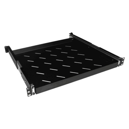 Bandeja fija 1u para armario rack 19 pulgadas phasak 800mm pho 5280 negro